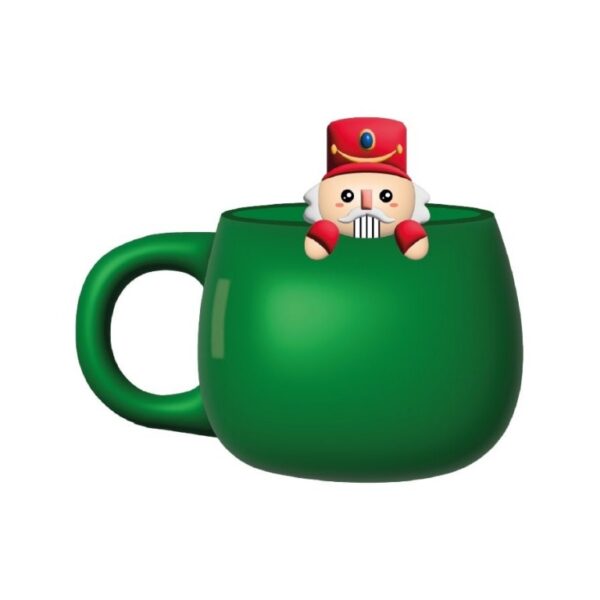 Tazza in Cermica con Charm XMAS Schiaccianoci 13x8