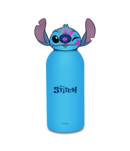 Borraccia Termica Con Tappo Sagomato Lilo & Stitch 350ML Blu su linait