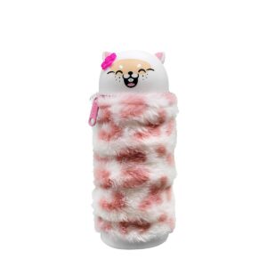 Astuccio Allungabile in Silicone Di Peluche Boom Fluffy Gatto Bianco su linait
