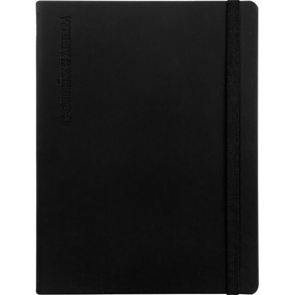 Agenda Settimanale Verticale Comix Classic 2026 XL Nero 19x25.5 cm su linait