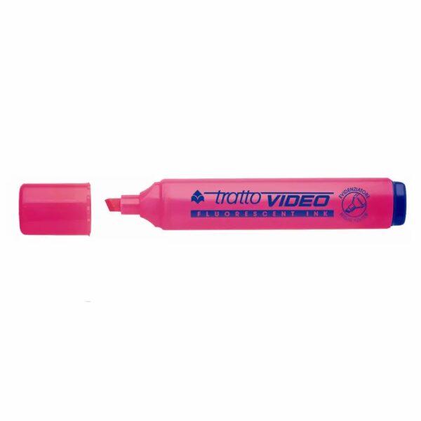 Evidenziatore Tratto Video Fucsia su linait