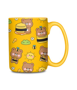 Tazza in Ceramica con Manico Chill & Refill Cartomania Teddy su linait