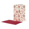 Biglietto Auguri Natale Xmas Pattern su linait