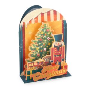 Biglietto Pop Up di Natale Xmas Nutcracker su linait