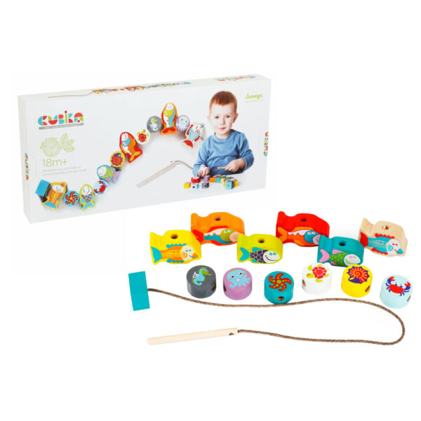 Gioco Animali Marini in Legno su linait