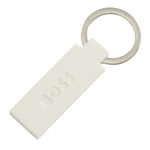 Portachiavi Uomo Ugo Boss EDGE Bianco su linait