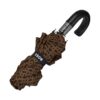 Ombrello Tascabile Hugo Boss Iconic Nero con Interno Cammello su linait