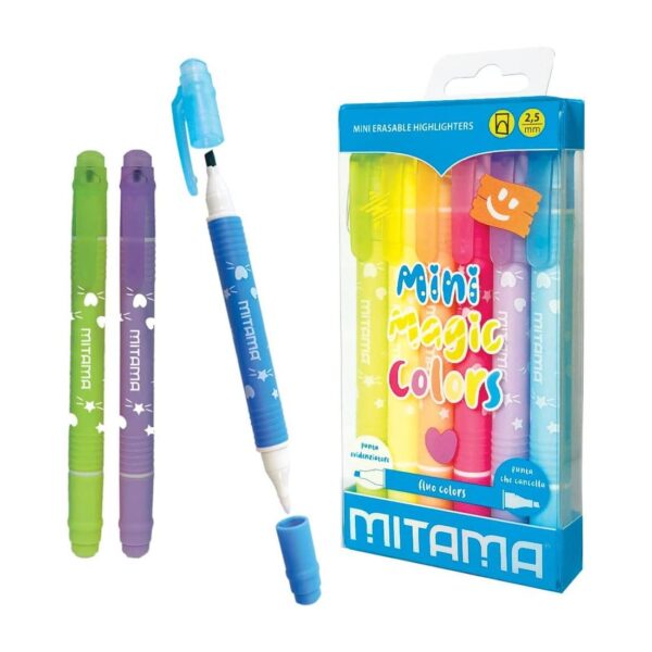 Mitama 6 Mini Magic Colors Evidenziatori Cancellabili su linait