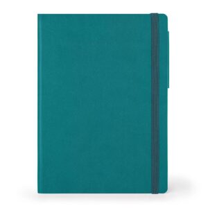 Taccuino a Fogli Bianchi con Copertina Morbida 17x24 Malachite Green su linait