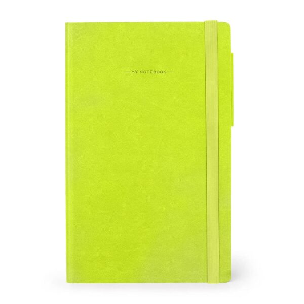 Taccuino a Pagine Bianche con Copertina Morbida 13x21 Chartreuse su linait