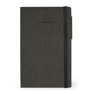 Taccuino a Pagine Bianche con Copertina Morbida 13x21 Deep Graphite su linait