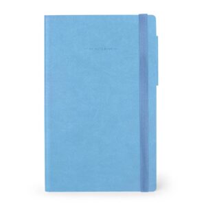 Taccuino a Fogli Bianchi con Copertina Morbida 17x24  Retro Blue su linait