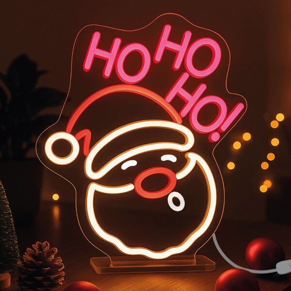 Lampada Led Effetto Neon Santa Claus It's a Sign su linait