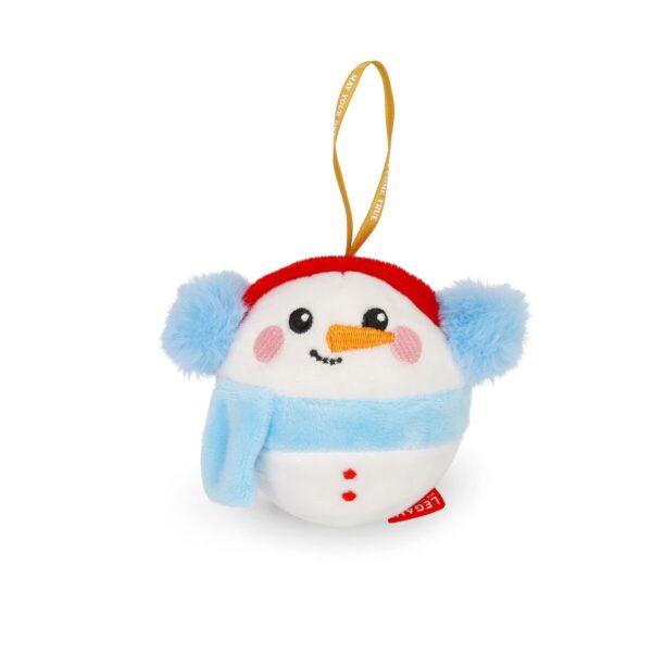 Decorazione Natalizia di Peluche Oh-Oh-Ohrnaments Snowman su linait
