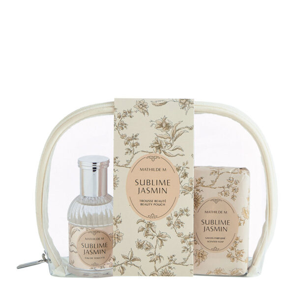 Trousse di Bellezza Mathilde M con Eau de Toilette 30ml + Sapone Sublime Jasmin su linait