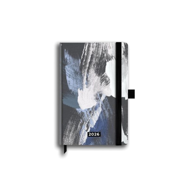 Agenda Giornaliera Fantasize Flow 2026 12 Mesi Blu/Bianca 12x18 cm su linait