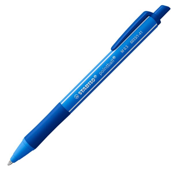 Penna a sfera STABILO pointball colorful Blu su linait