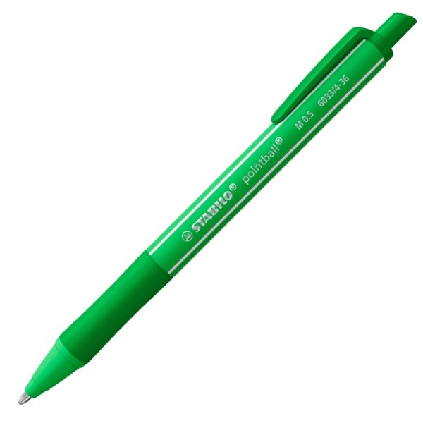 Penna a sfera STABILO pointball colorful Verde su linait