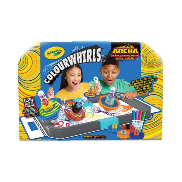 CRAYOLA ColourWhirls Arena su linait