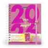 Agenda Settimanale Spiralata Inizia la Magia 2026 12 Mesi con Penna Abbinata Rosa 17