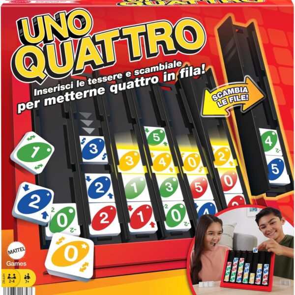Mattel Games - UNO Quattro su linait