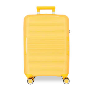 Trolley Movom INARI Rigido ABS 4 Ruote 55cm Giallo su linait