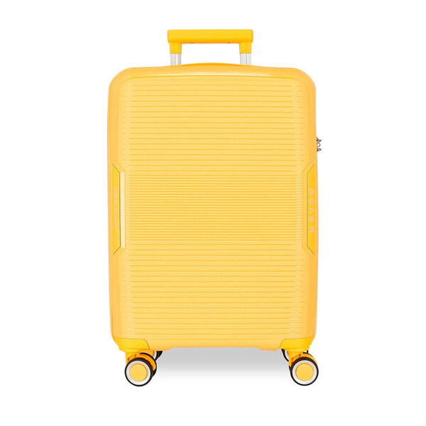 Trolley Movom INARI Rigido ABS 4 Ruote 55cm Giallo su linait