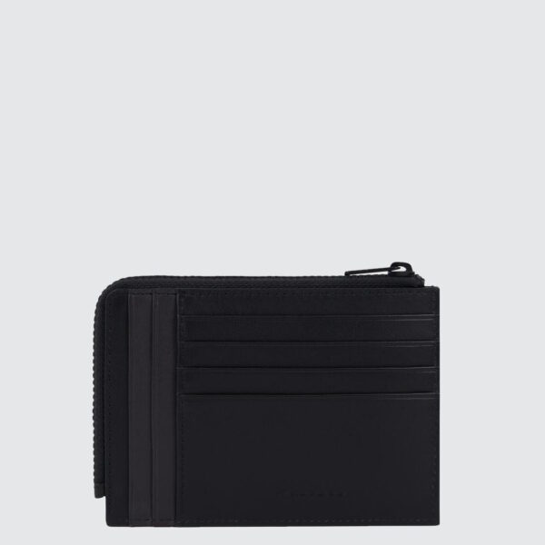 Carte Credito in Pelle Nero su linait