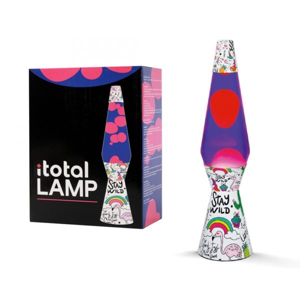 ITotal Lamp Magma/Lava Rosa con BaseFantasy Stay Wild su linait