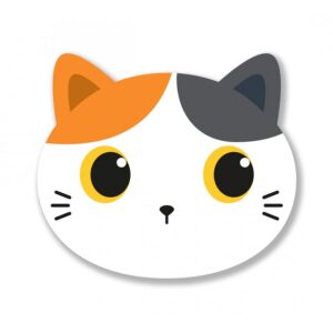 Tappetino Mouse 3D Orange Cat su linait
