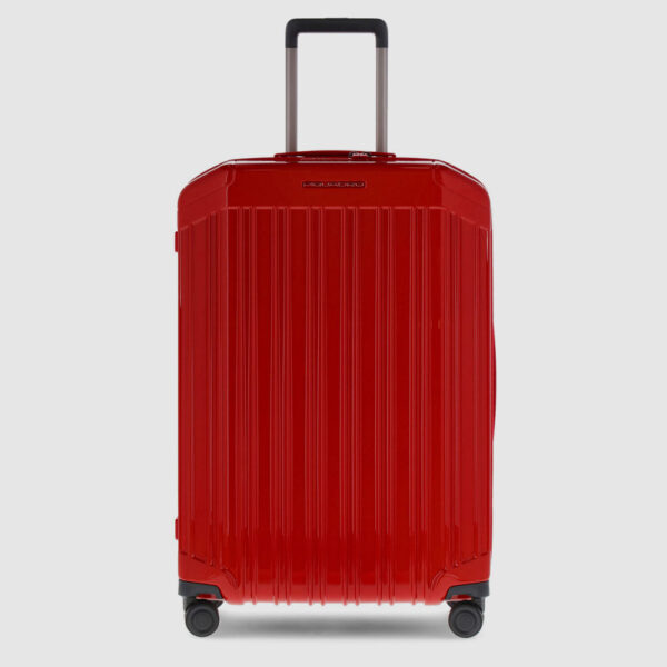Trolley medio rigido a quattro ruote PQ-Light rosso