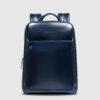 Zaino Piquadro Uomo Porta Computer 14 In Pelle Blue Square Blu su linait