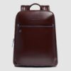 Zaino Piquadro Uomo Porta Computer 14 In Pelle Blue Square Mogano su linait