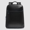 Zaino Piquadro Uomo Porta Computer 14 In Pelle Blue Square Nero su linait