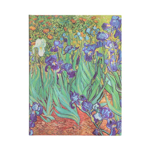 Paperblanks Taccuino Bianco Copertina Rigida 17.5x23cm Iris di Van Gogh su linait