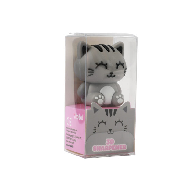 Temperamatite 3D Grey Cat su linait