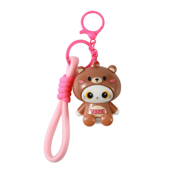 Portachiavi Hoodie Bear su linait