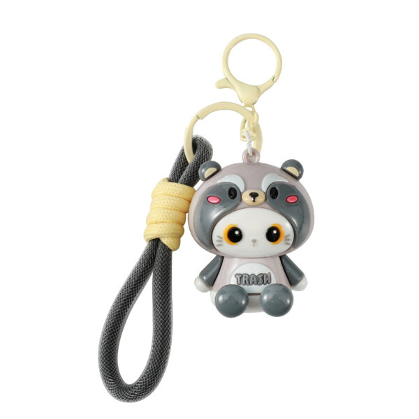 Portachiavi Hoodie Raccoon su linait