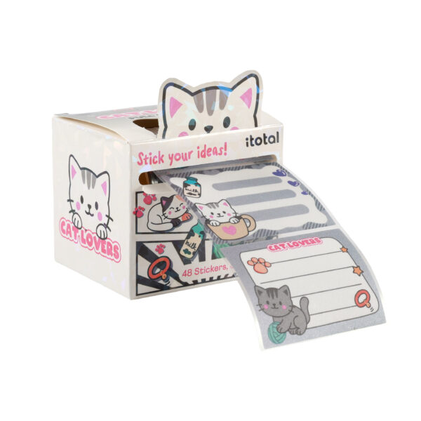 Sickers In Rotolo Stick Your Ideas Cat Lovers su linait