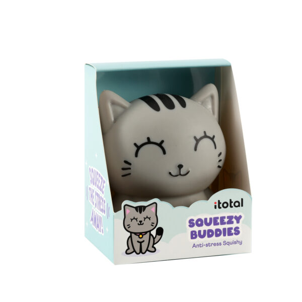 Antistess Grey Cat su linait