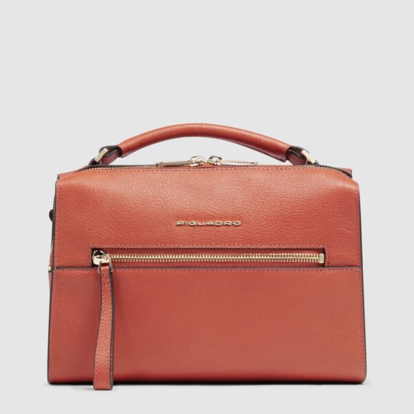 Borsa Piquadro Donna Porta Tablet Mini In Pelle Patricia Arancio su linait