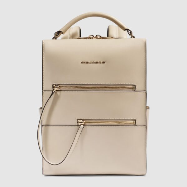 Zaino Piquadro Donna Porta Tablet In Pelle Patricia Beige su linait