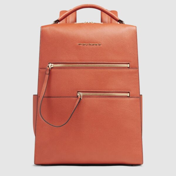 Zaino Piquadro Donna Porta Computer 14 In Pelle Patricia Arancio su linait