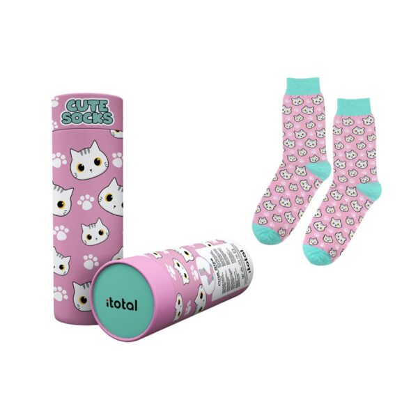 Calzini Antiscivolo White Cat Taglia Unica 36-41