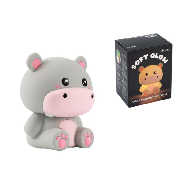 Luce Notturna In Silicone Hippo