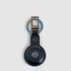 Portachiavi Piquadro con CONNEQU 4.0 In Pelle Blue Square Nero su linait