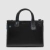 Borsa Piquadro Sottile Porta PC 14 e Tablet In Pelle Blue Square Nera su linait