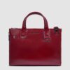 Borsa Piquadro Sottile Porta PC 14 e Tablet In Pelle Blue Square Rossa su linait