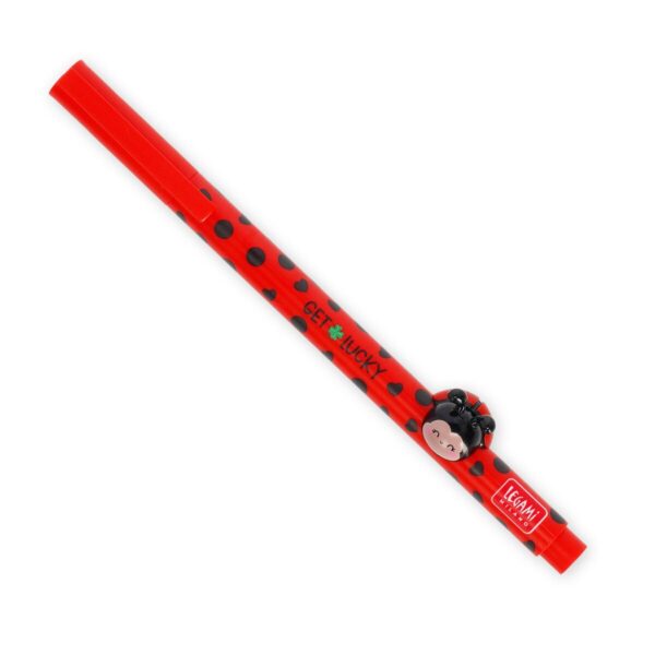 Penna Gel Ladybug Lovely Friends Rosso su linait