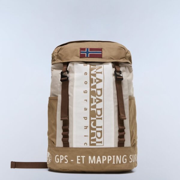 Zaino Napapijri Equator Beige Bianco su linait